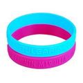 Personalized Embossed Silicone Bracelets, Rubber Bands With Your LOGO,